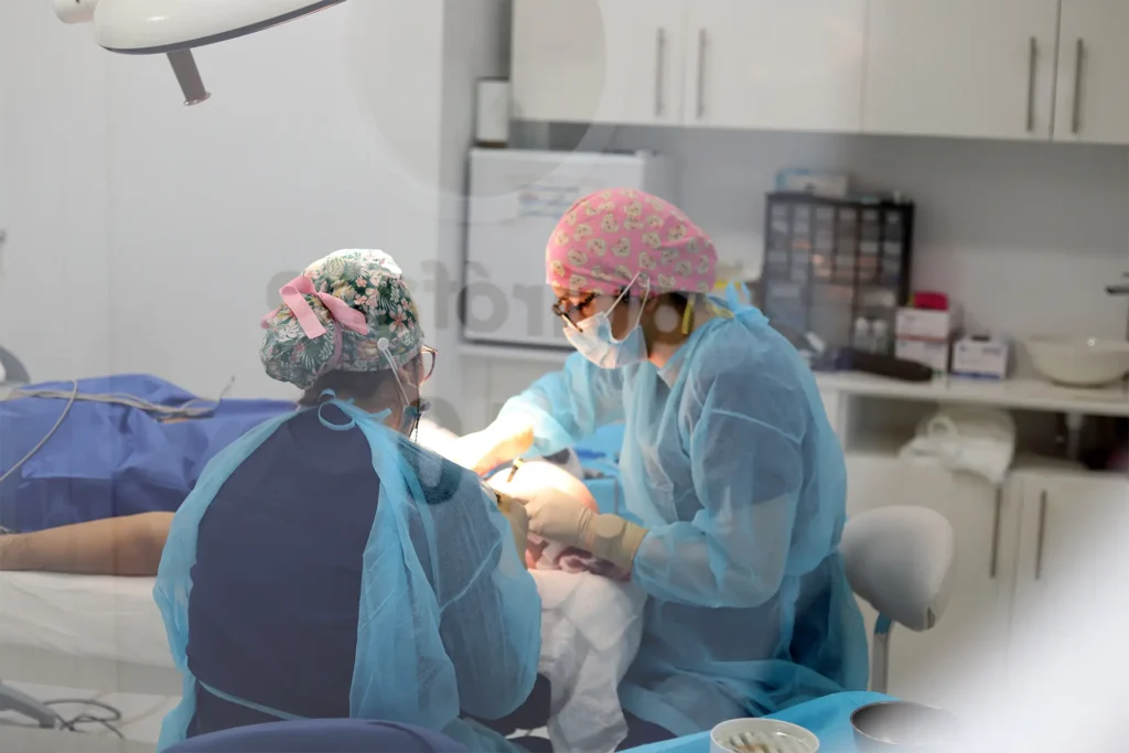 Hair transplant procedure in MCapilar operating room
