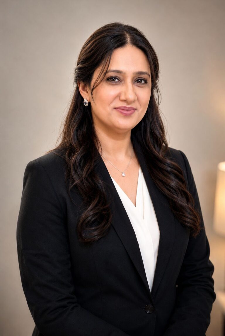 Portrait of Dr. Wajeeha Ashar from her official clinic website