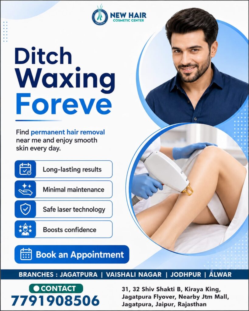 New hair cosmetic centre Best hair transplant, Best hair patch, gfc, prp, hair wigs in Jaipur — clinic photo from Google Maps