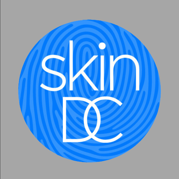 SkinDC logo, Arlington dermatology and hair restoration clinic